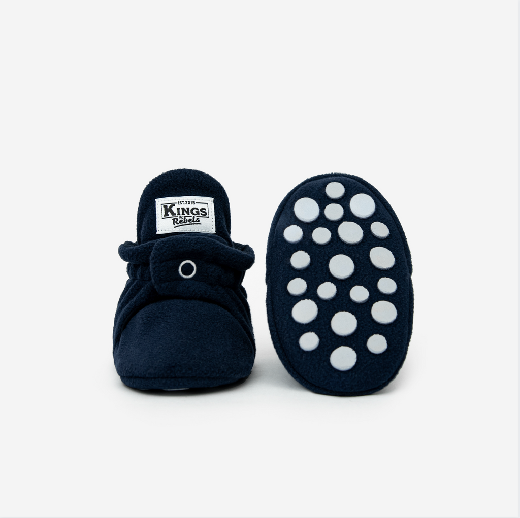 Fleece Gripper  -  Navy Blue